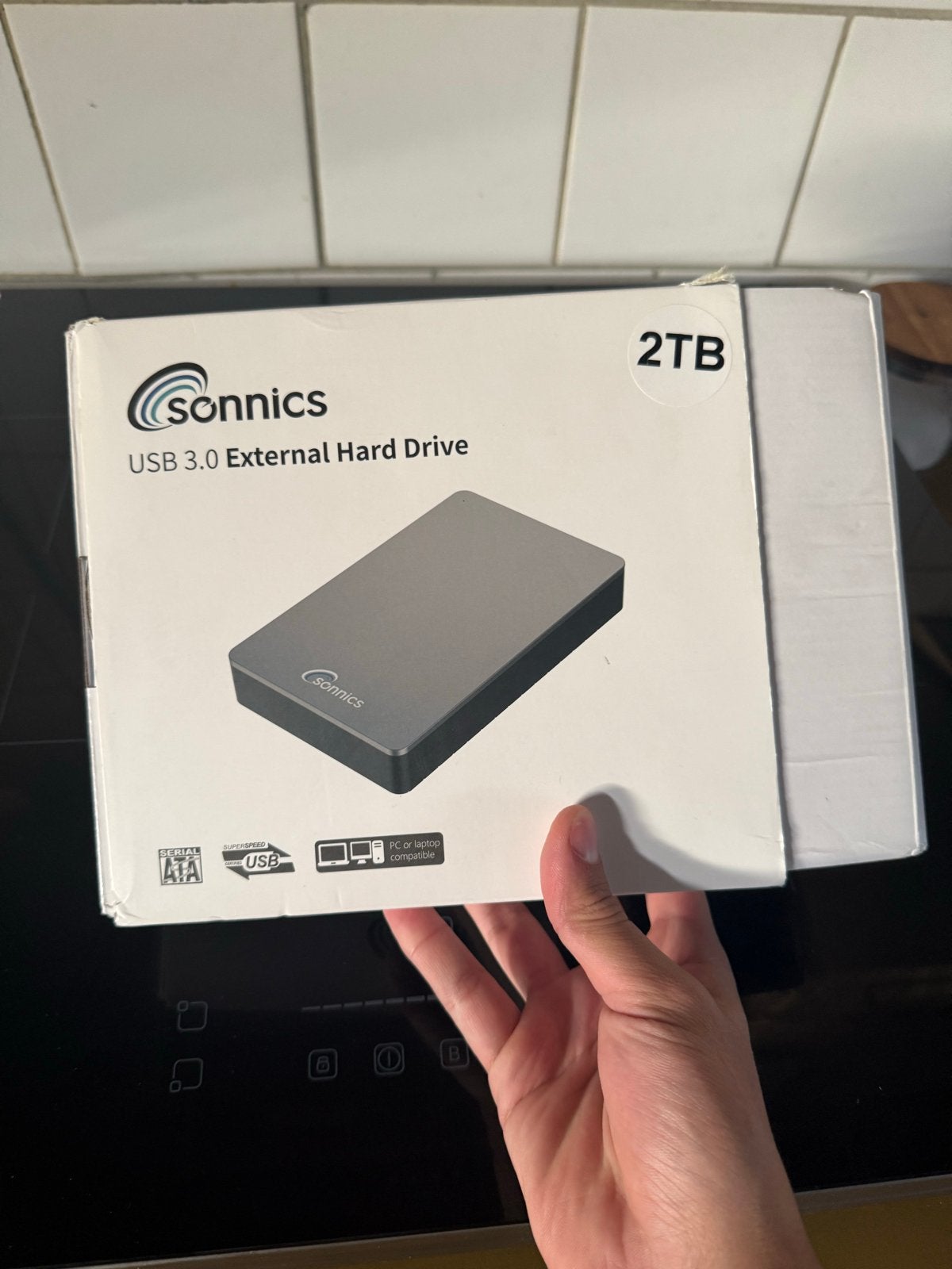 Sonnics 2TB USB 3.0 External Hard Drive - Brand New, HDD, Nieuw, Ophalen of Verzenden, Laptop