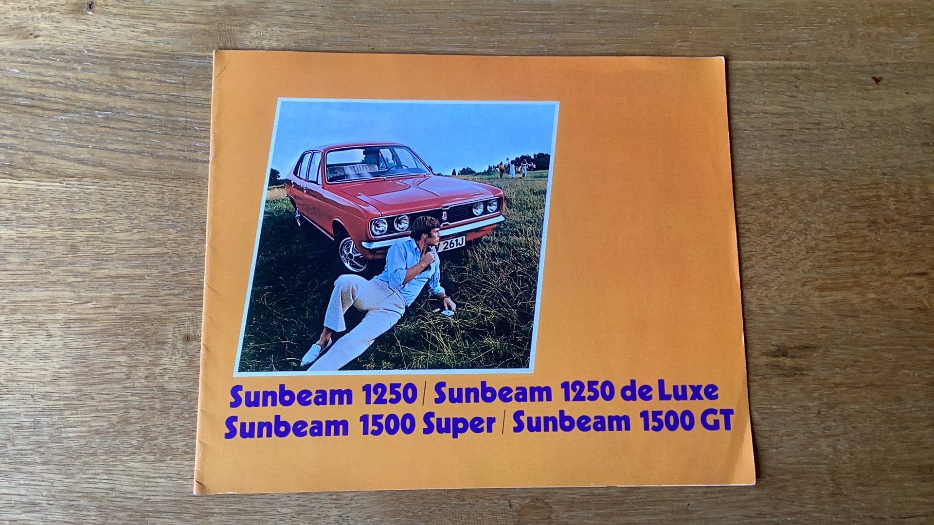 Sunbeam 1250 1500 Super GT brochure, Ophalen of Verzenden, Gelezen, Overige merken