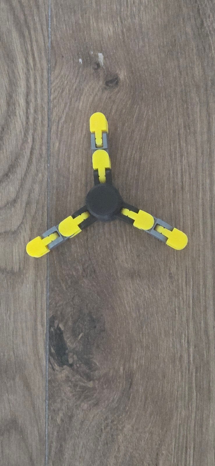 Fidget Spinner Geel/Grijs, Kinderen en Baby's, Ophalen of Verzenden