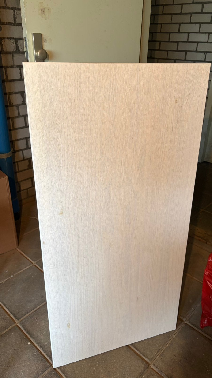 Salon tafel beige hout, Ophalen, Gebruikt, Hout