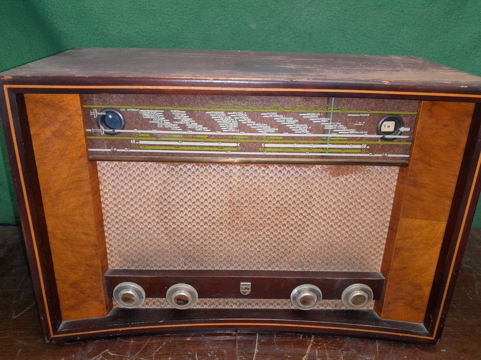 Philips BX511A buizenradio, Antiek en Kunst, Antiek | Tv's en Audio, Ophalen of Verzenden