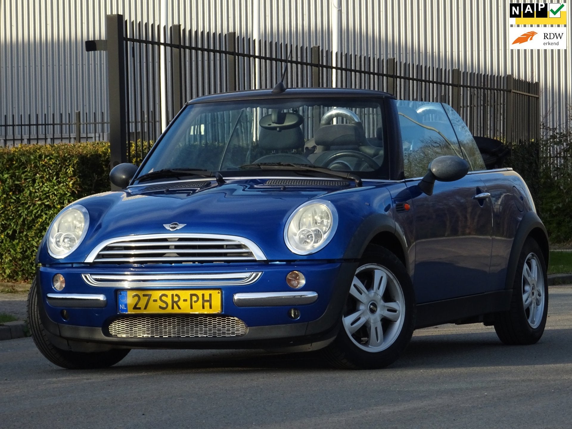 Mini Mini Cabrio 1.6 One Pepper NAP/CRUISE/PDC/APK 03-2027, Auto's, Parkeersensor, Gebruikt, 4 cilinders, Cabriolet