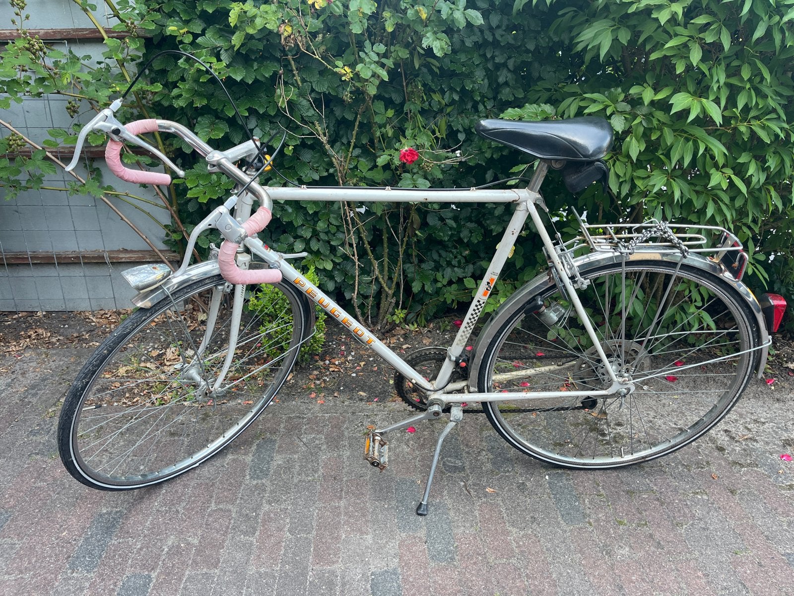 Vintage Peugeot racefiets - 10 versnellingen, Gebruikt, Velgrem, Versnellingen, 53 tot 57 cm