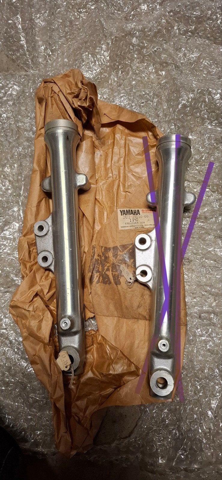 Yamaha fs1  rd50 onderpoot, Ophalen of Verzenden, Nieuw, Frame, Yamaha