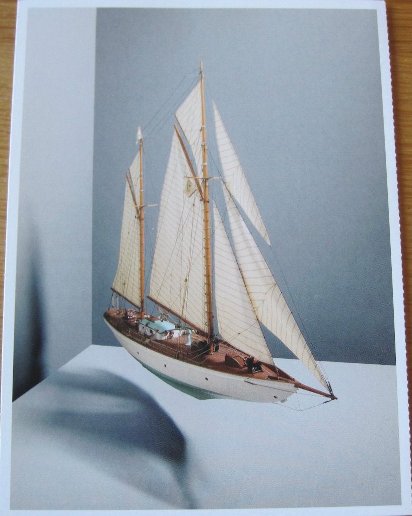 model van het kitsjacht de Frida - 1922 - nieuwe ansicht, Verzamelen, Verzenden, 1980 tot heden, Ongelopen, Overige thema's