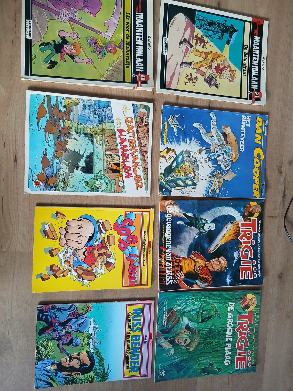 vintage stripboeken. zie foto's, Boeken, Meerdere comics, Ophalen of Verzenden, Gelezen, Europa