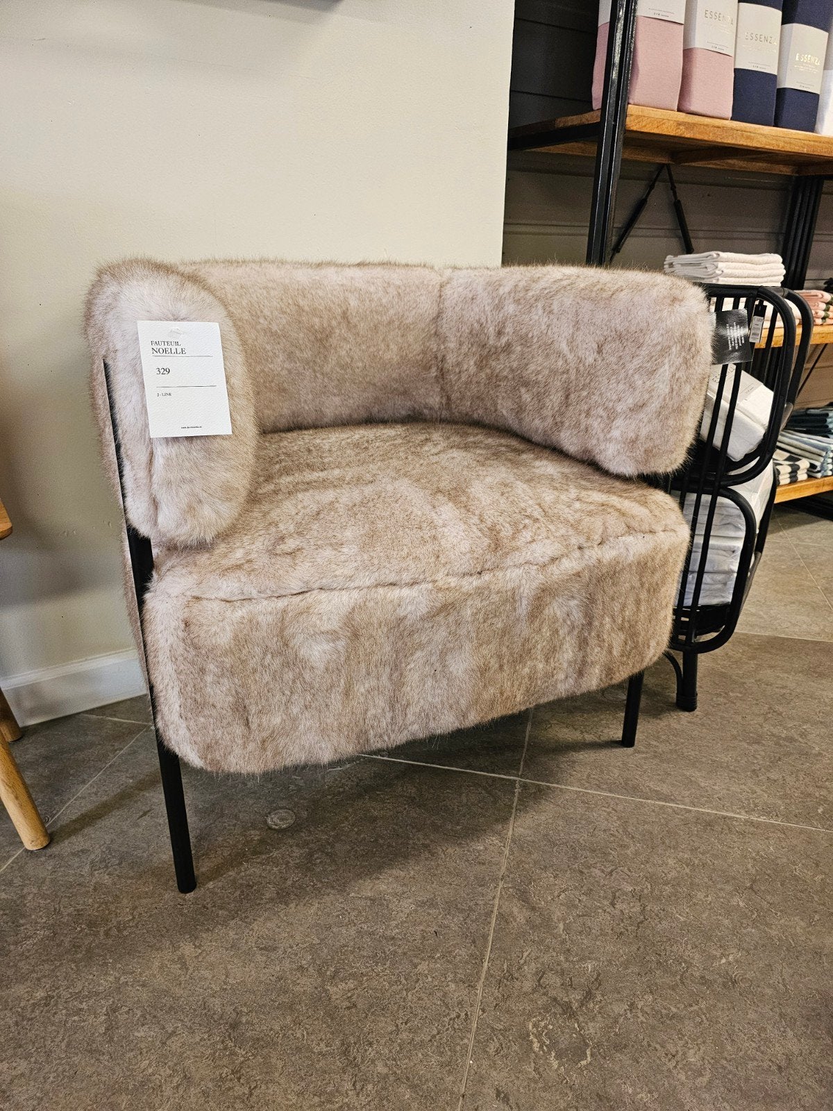 J-Line Fauteuil  - Showmodel, Ophalen, Minder dan 75 cm, Zo goed als nieuw, Metaal