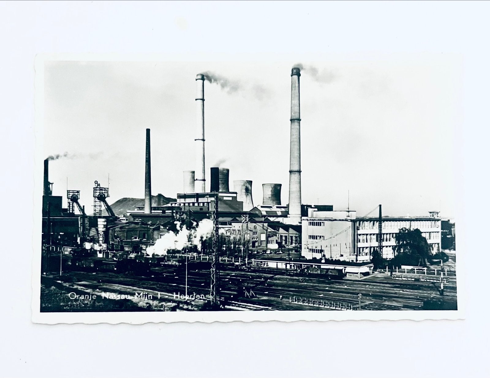 Antieke foto Oranje Nassau Mijn I, Heerlen, Verzamelen, Verzenden