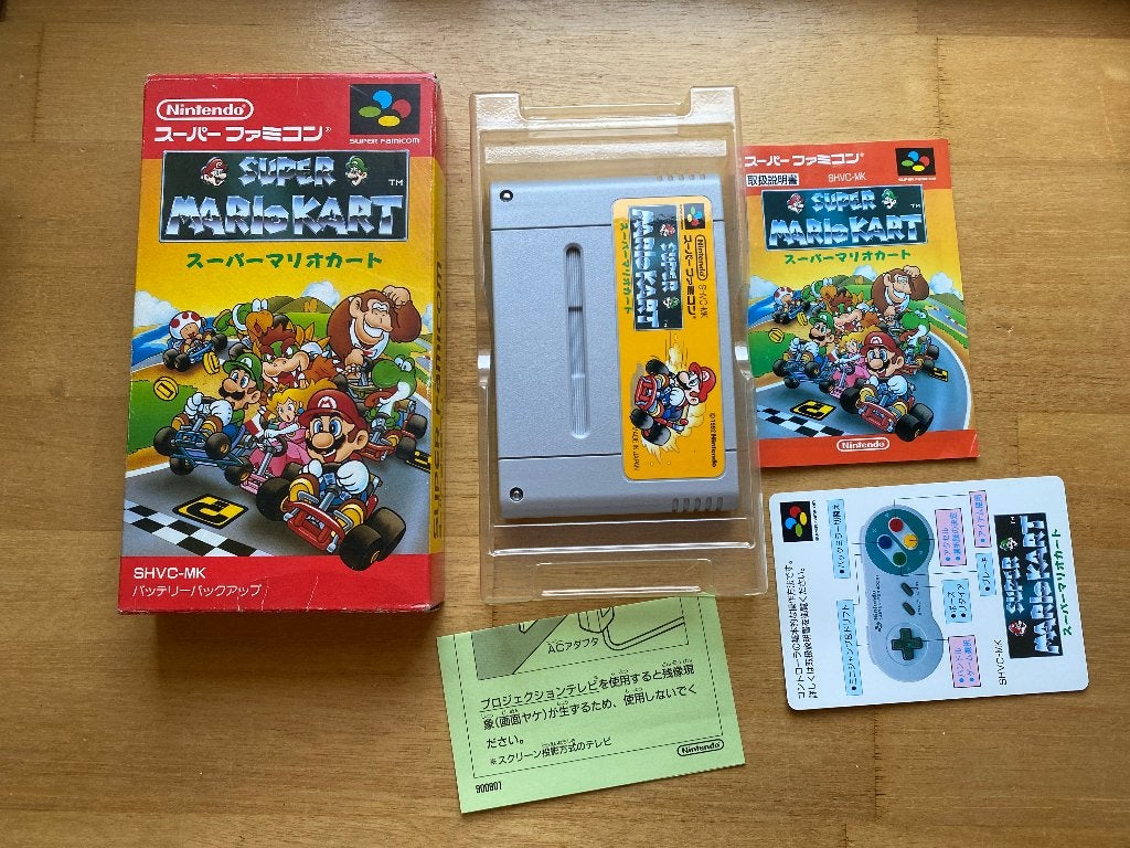 Super mario kart super famicom, 1 speler, Ophalen of Verzenden, Zo goed als nieuw, Vanaf 3 jaar