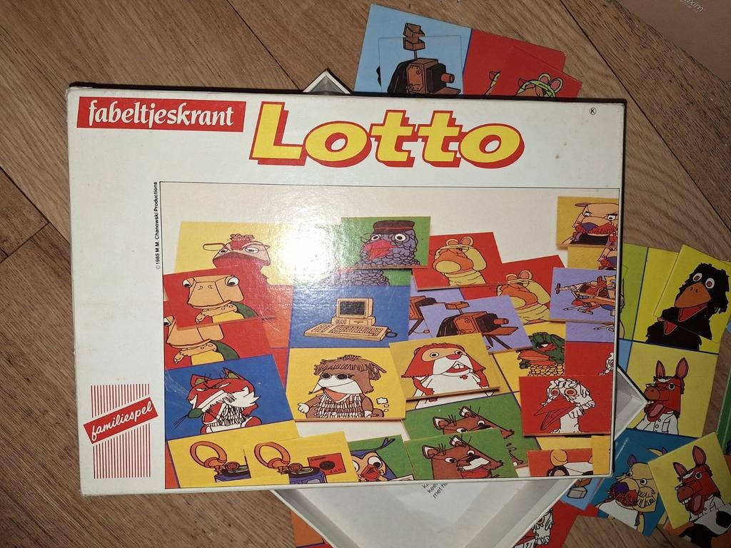 Fabeltjeskrant Lotto familiespel, Drie of vier spelers, Ophalen of Verzenden, Gebruikt, Fabeltjeskrant