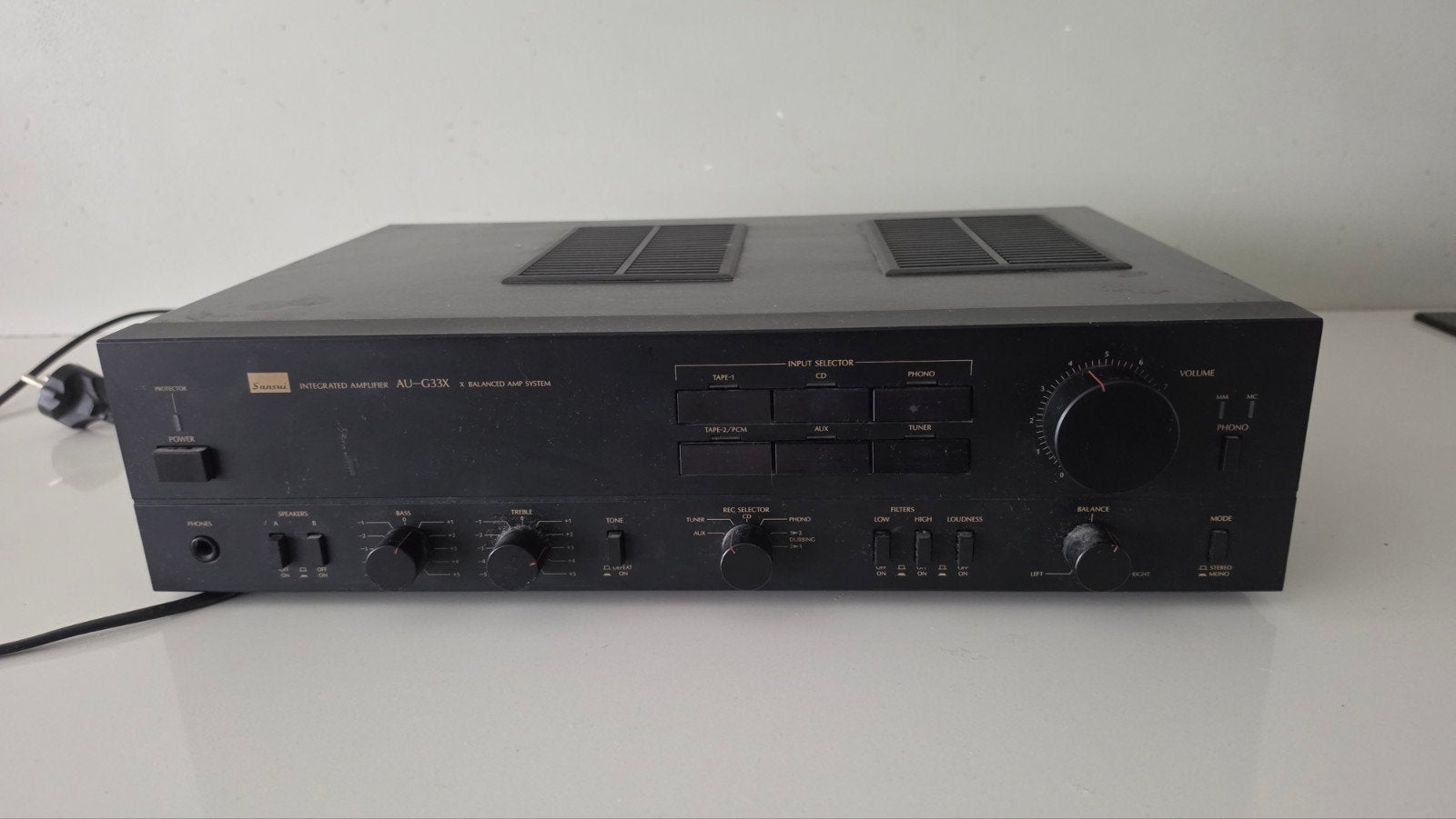 Sansui AU-G33X Geïntegreerde Stereo Versterker, Overige merken, Ophalen of Verzenden, Zo goed als nieuw, Minder dan 60 watt