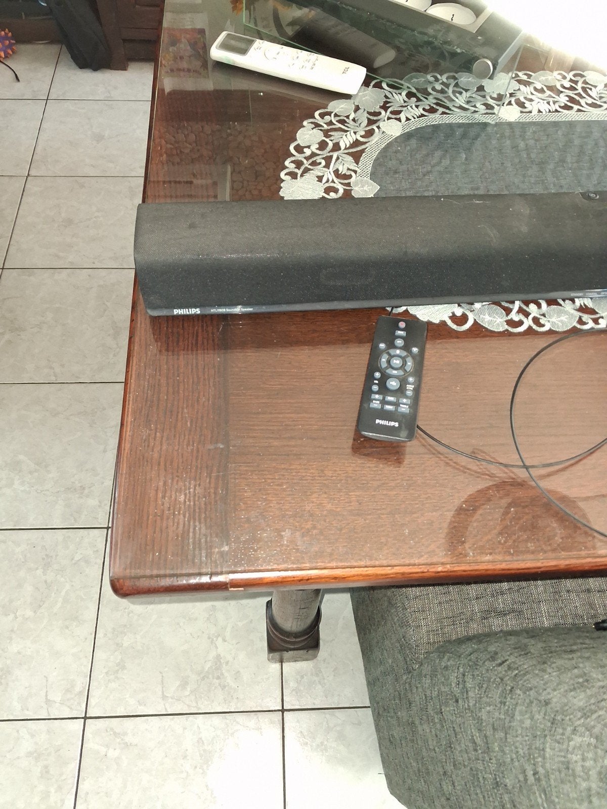 Philips Soundbar met afstandsbediening, Audio, Tv en Foto, Soundbars, Ophalen, Gebruikt