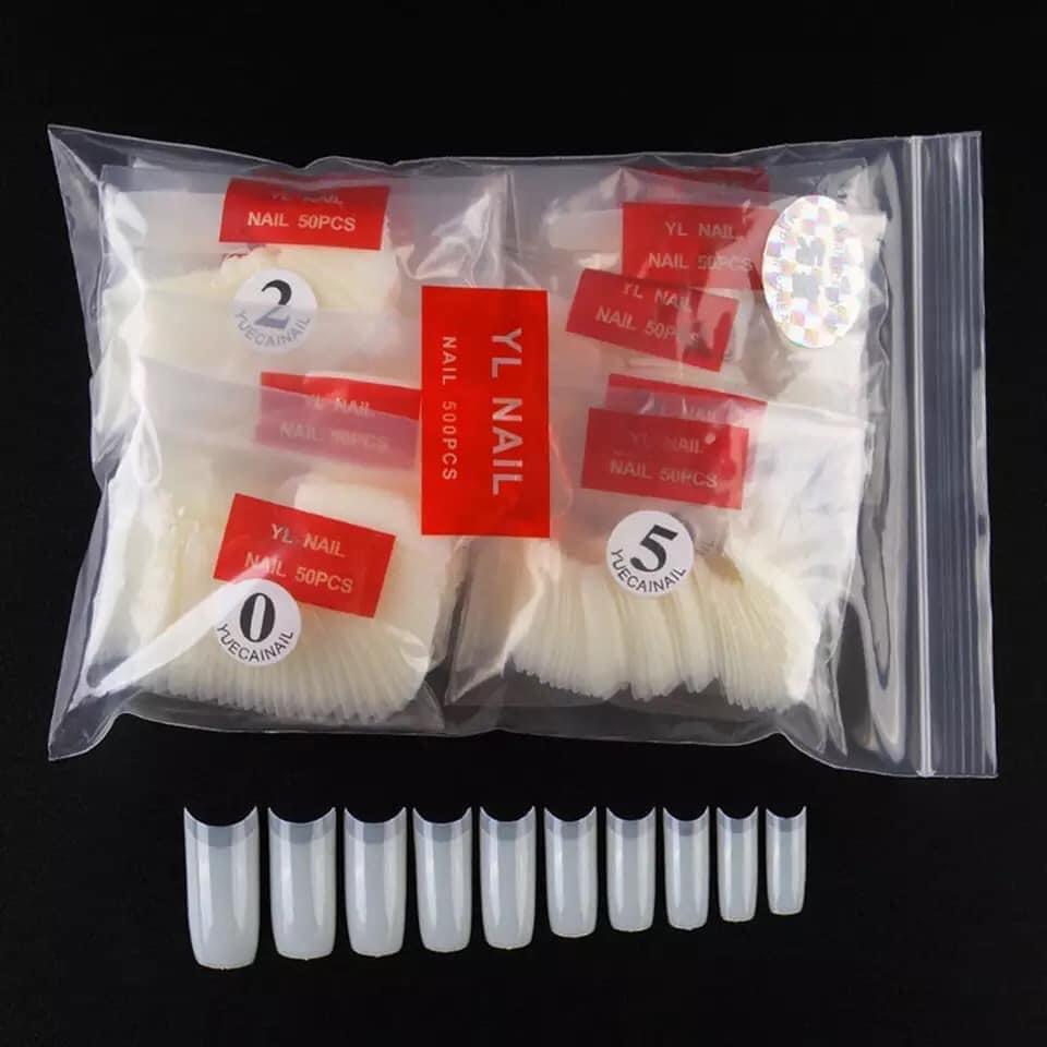 500 Tips in Franse in Zakjes. Nagels. Alles 20% korting., ., Wit, Nieuw, Ophalen of Verzenden