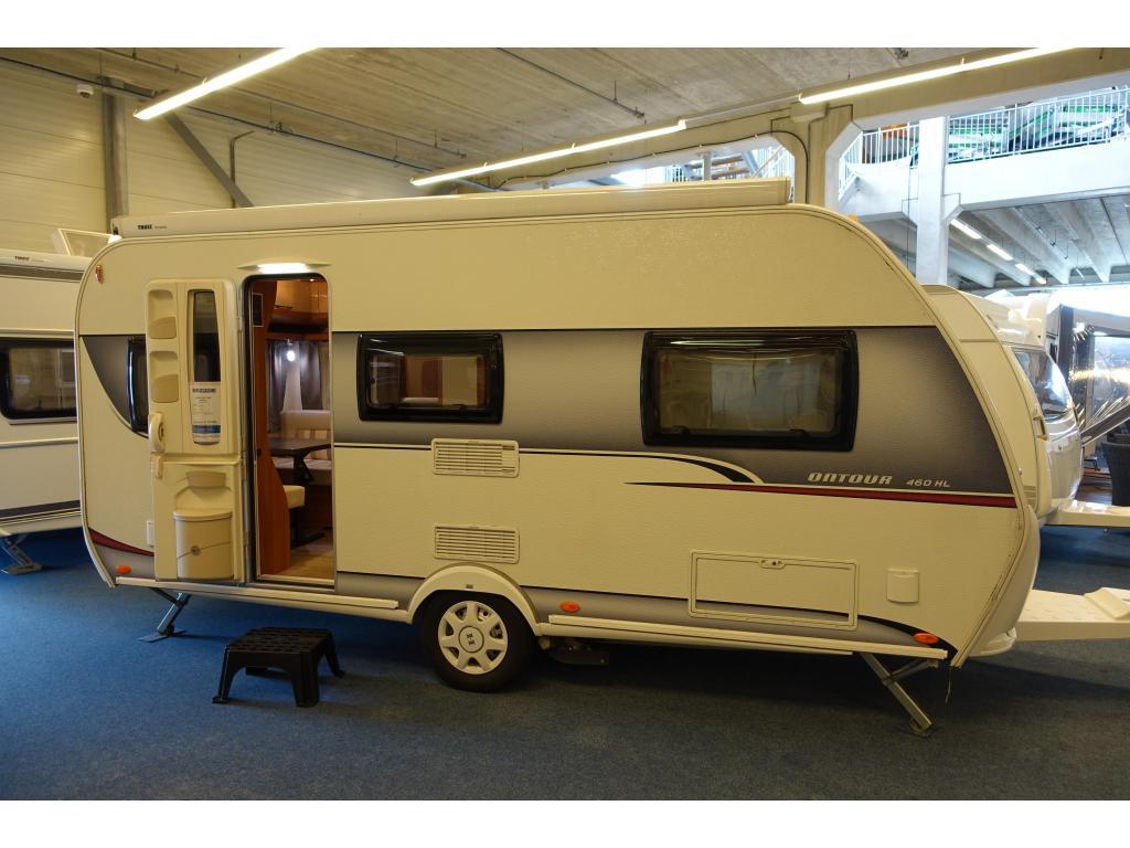 Hobby On Tour 460 HL; cassetteluifel, Caravans en Kamperen, Caravans, Standaardzit, Hobby, Bedrijf, Schokbreker