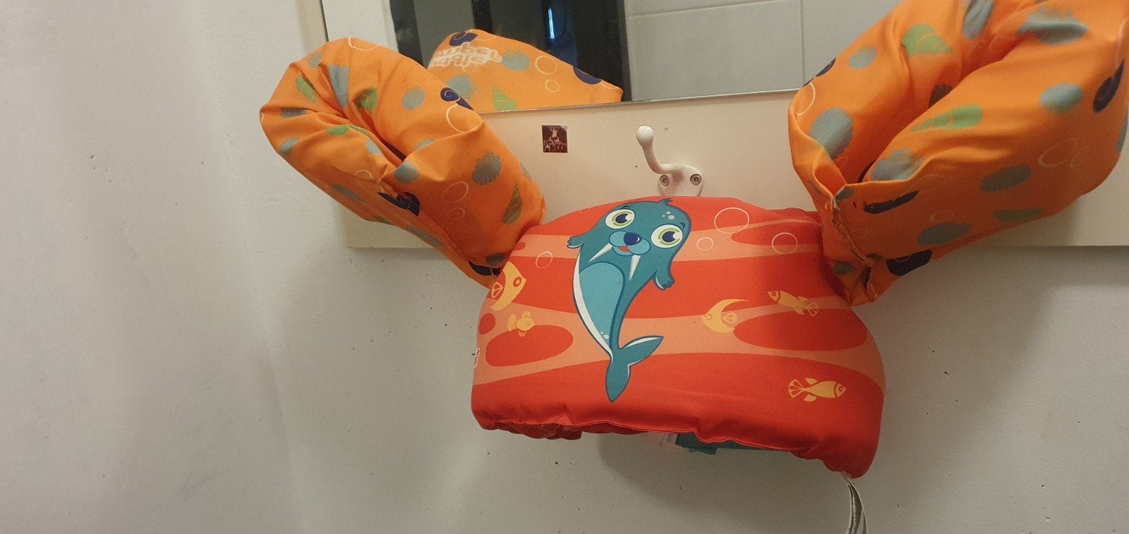 Puddle Jumper zwemvest voor kinderen - Oranje met zeehond, Kinderen en Baby's, Ophalen, Gebruikt