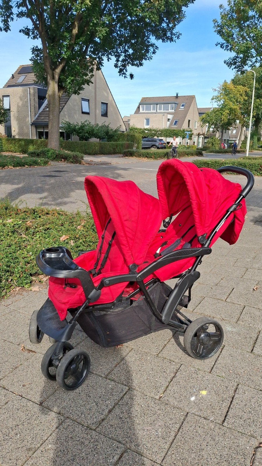 dubbele buggy, Ophalen, Gebruikt