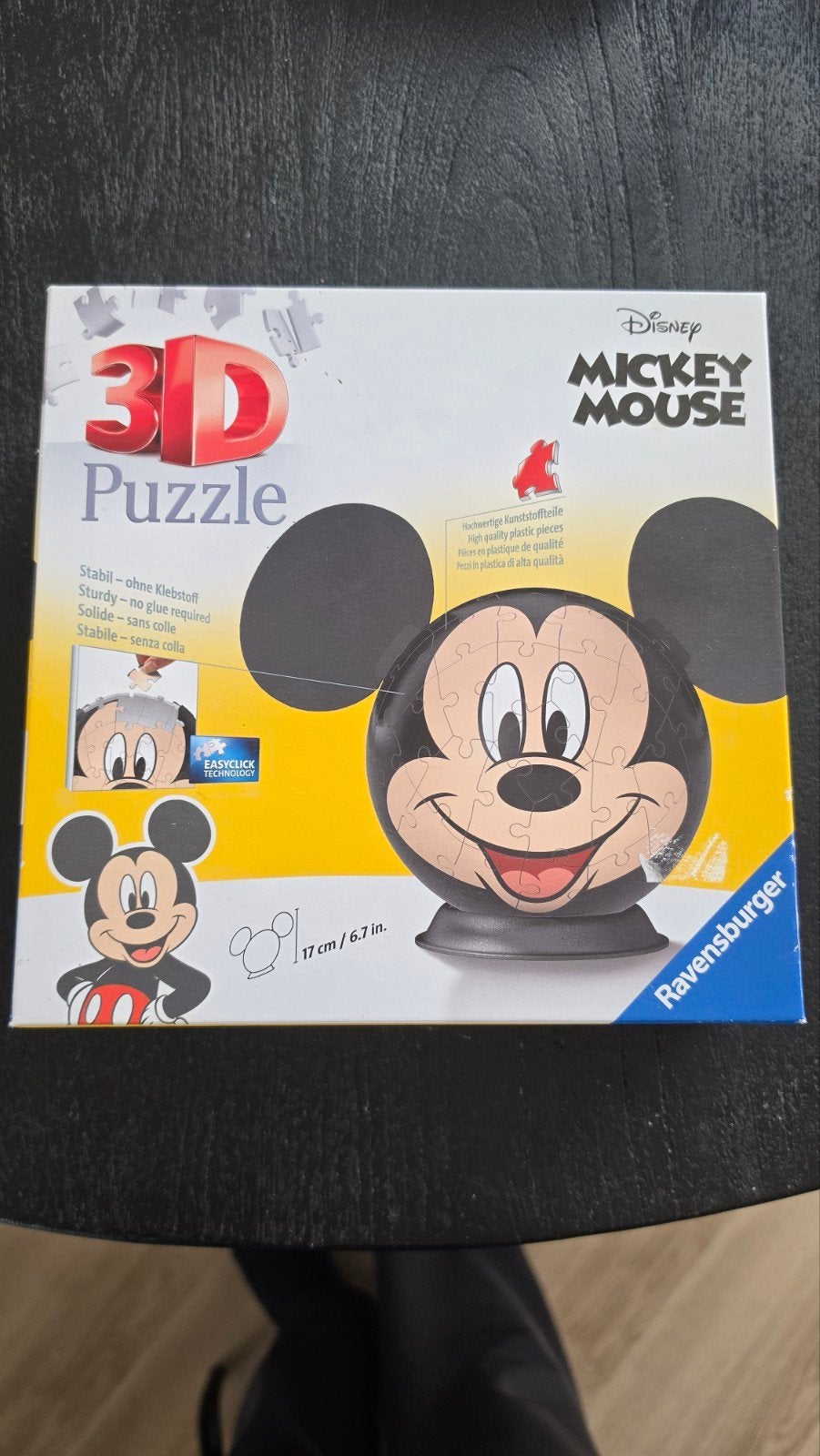 Ravensburger Disney Mickey Mouse 3D Puzzle, Ophalen of Verzenden, Meer dan 50 stukjes, Zo goed als nieuw, 6 jaar of ouder