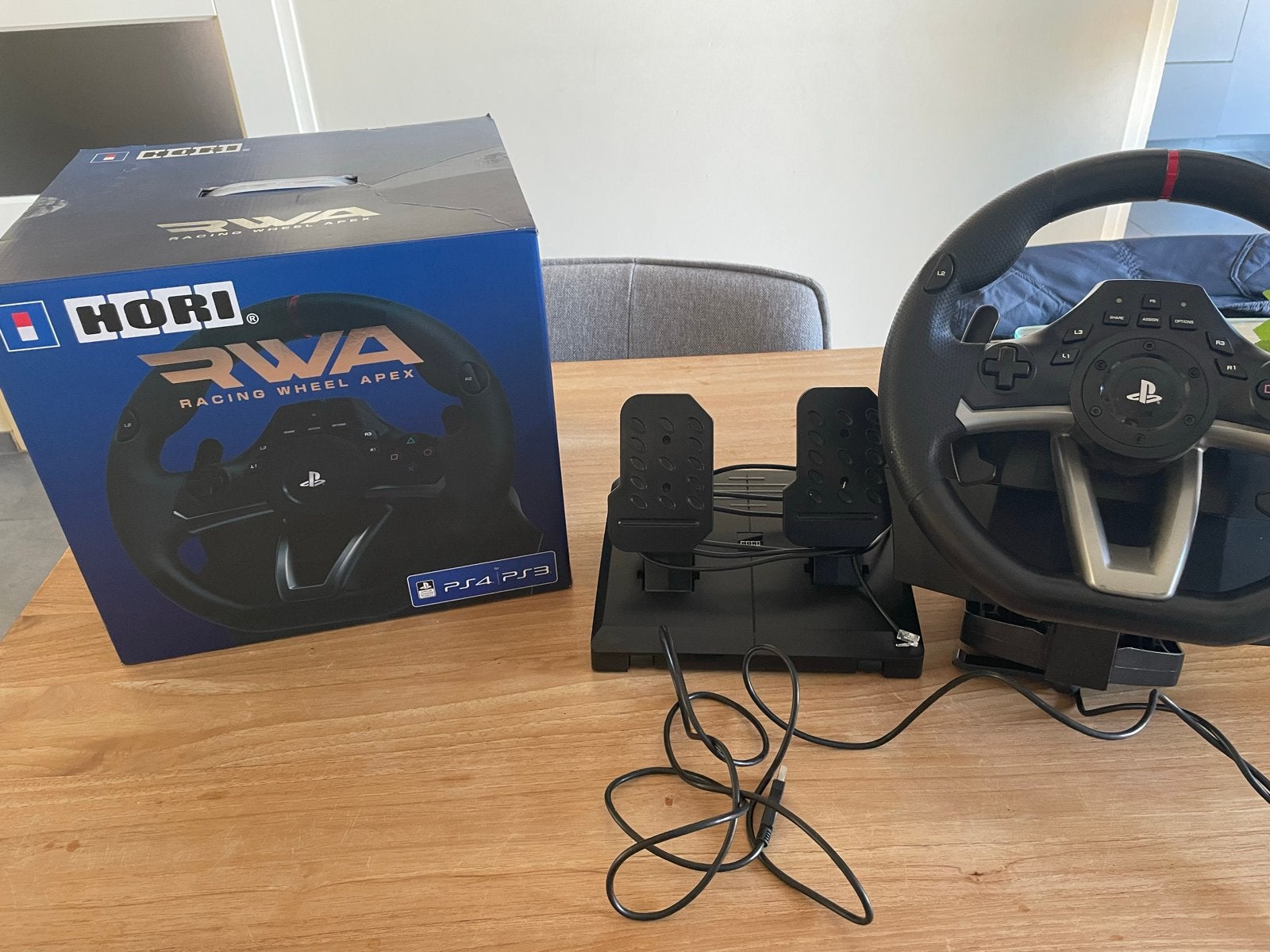 Hori RWA Racing Wheel Apex voor PS3/PS4, Spelcomputers en Games, Spelcomputers | Sony PlayStation Consoles | Accessoires, Ophalen of Verzenden