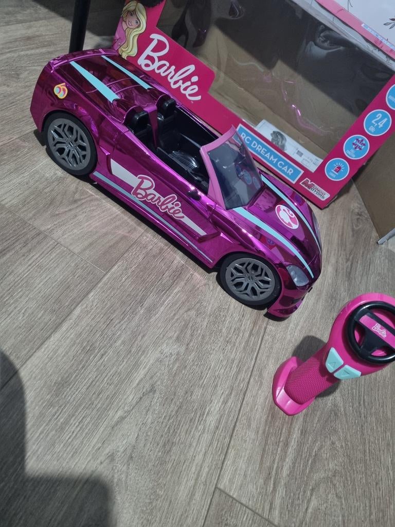 Afstandbestuurbare auto Barbie, Ophalen, Zo goed als nieuw