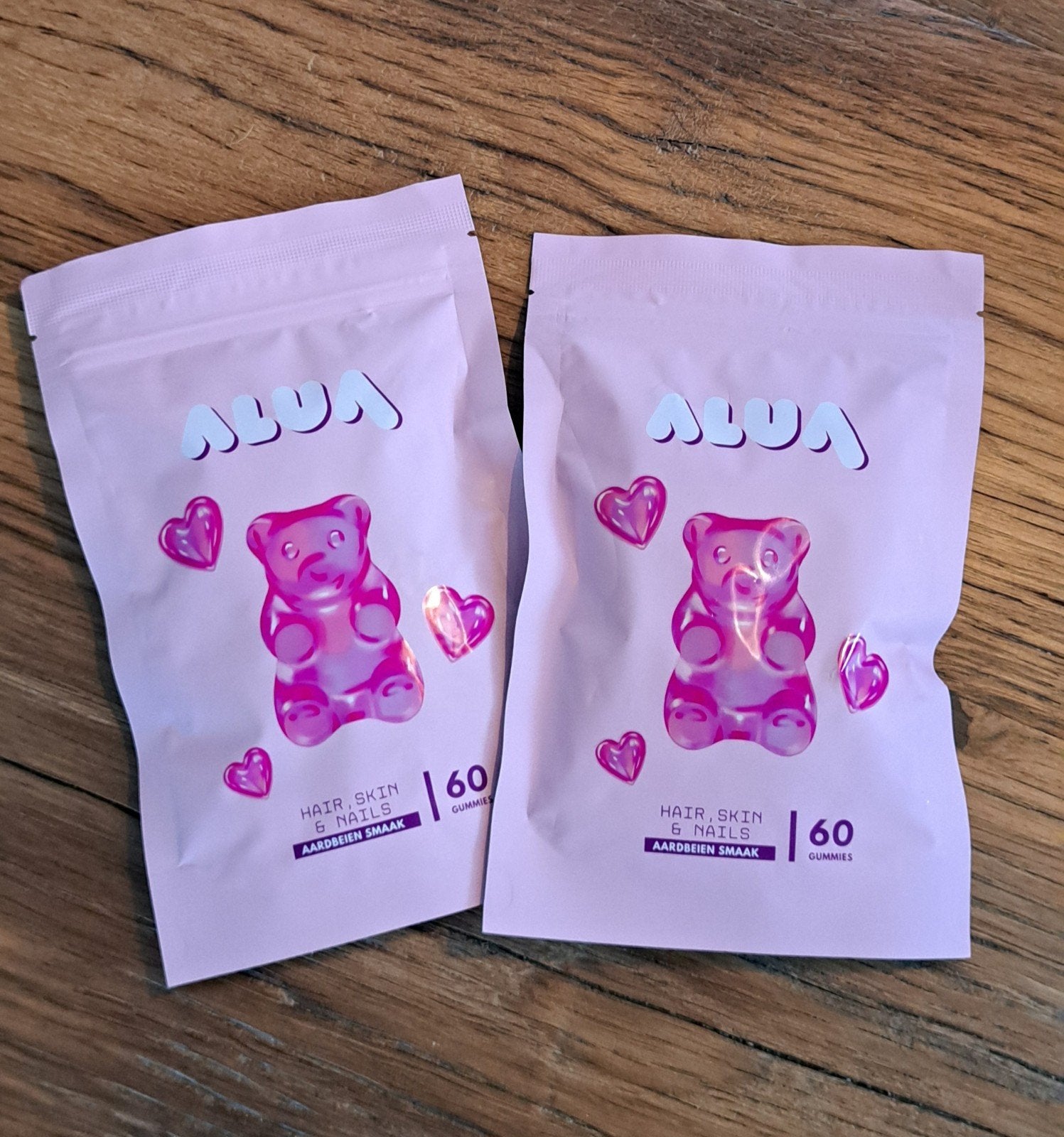 Alua Hair, Skin & Nails Gummies - Aardbeien Smaak, Ophalen of Verzenden, Nieuw, Overige typen