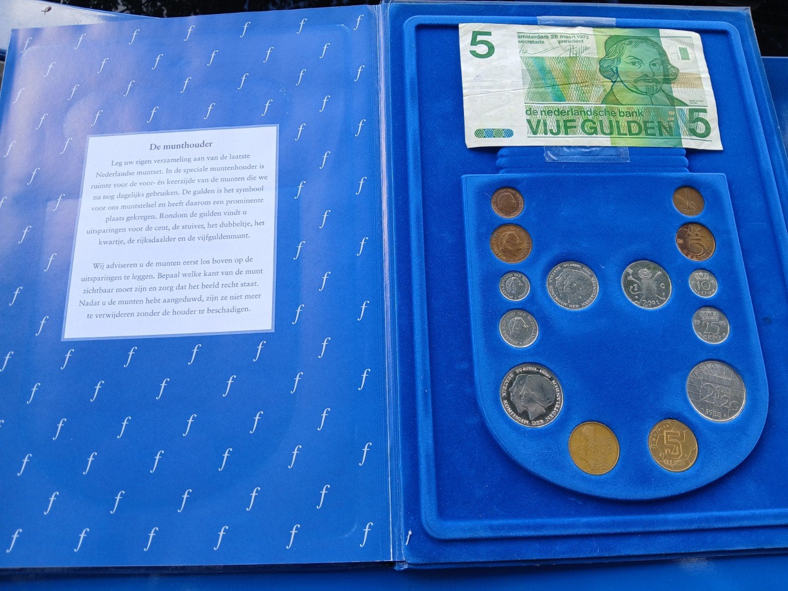 De Laatste Gulden Gedenkboek met munten en bankbiljet, Ophalen, Koningin Beatrix, Overige waardes, Setje