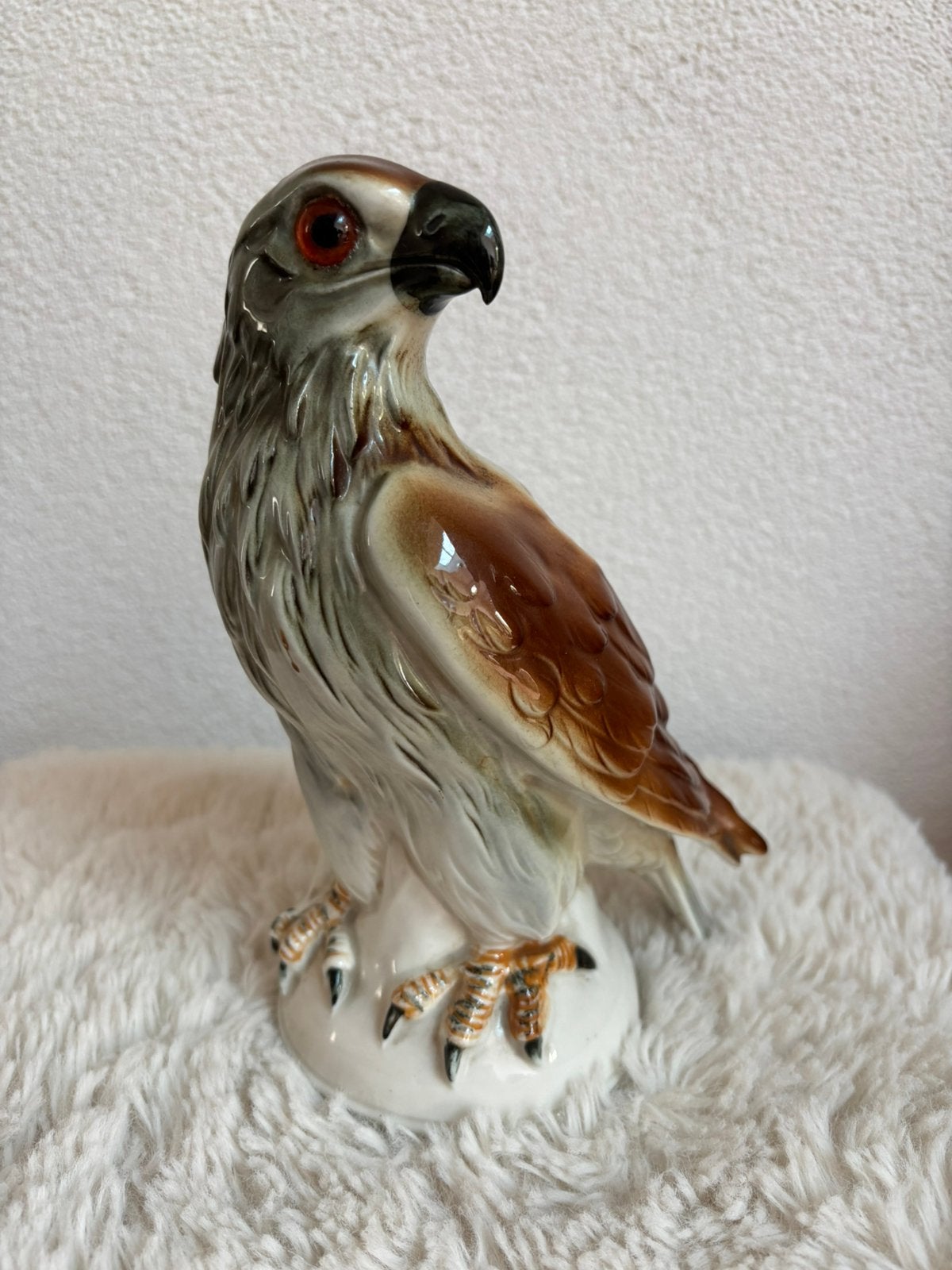Parfumlamp lamp vintage porselein Arend 20 cm, Ophalen of Verzenden