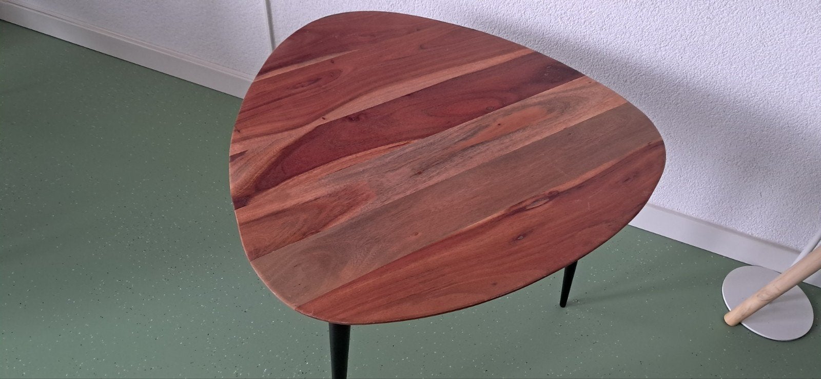 Acaciahouten bijzettafel 65x65 cm - Uitstekende staat, Huis en Inrichting, Ophalen