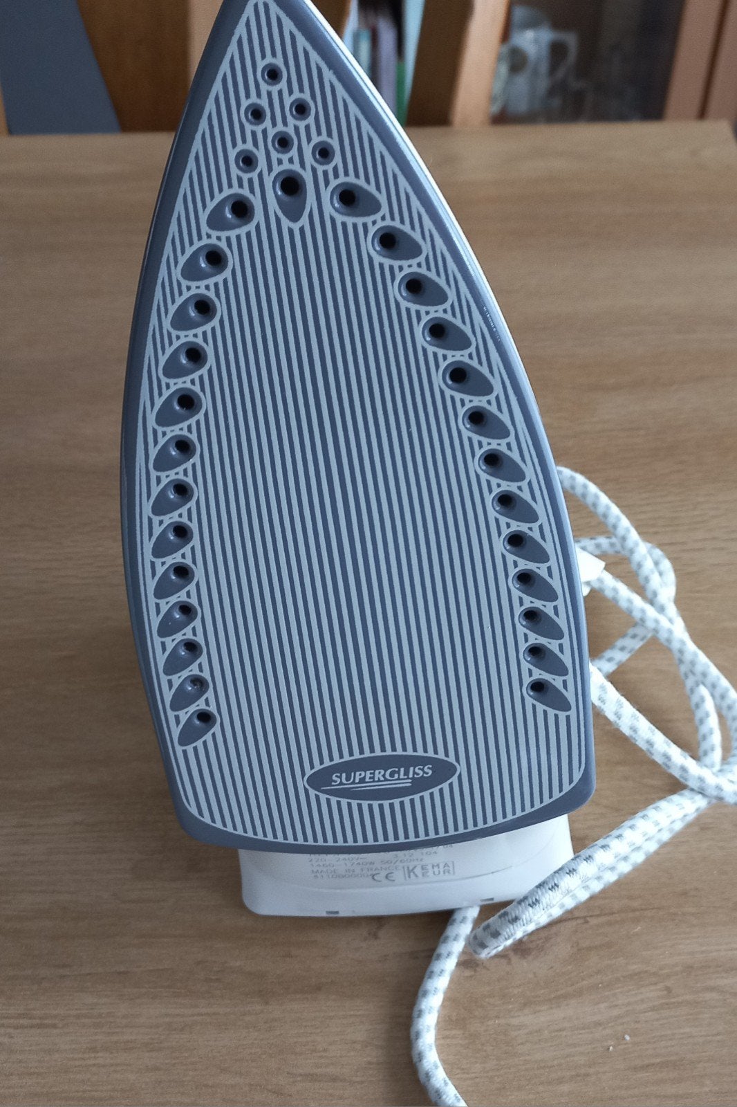 Tefal Supergliss 60 stoomstrijkijzer., Ophalen of Verzenden, Zo goed als nieuw, Strijkijzer met snoer