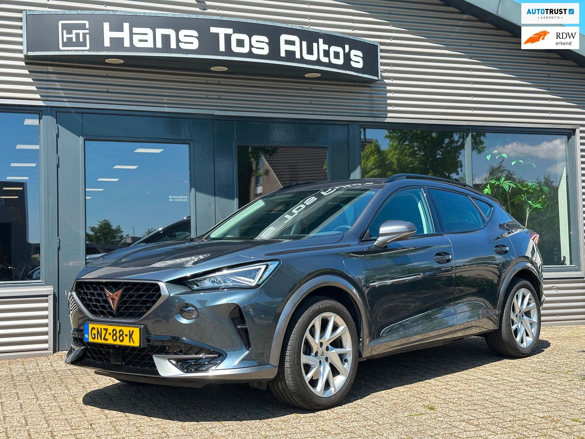 Cupra Formentor 1.4 e-Hybrid PHEV 204PK Carplay/ Camera / Ha, Auto's, Gebruikt, 4 cilinders, Formentor, Leder en Stof