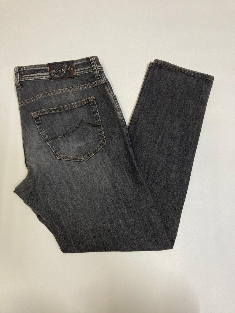 Jacob Cöhen Style J622 Nick jeans - 40 - Grey - Brown Patch, Ophalen of Verzenden, Zo goed als nieuw, Jacob Cohen, W40 - W42 (confectie 56/58)