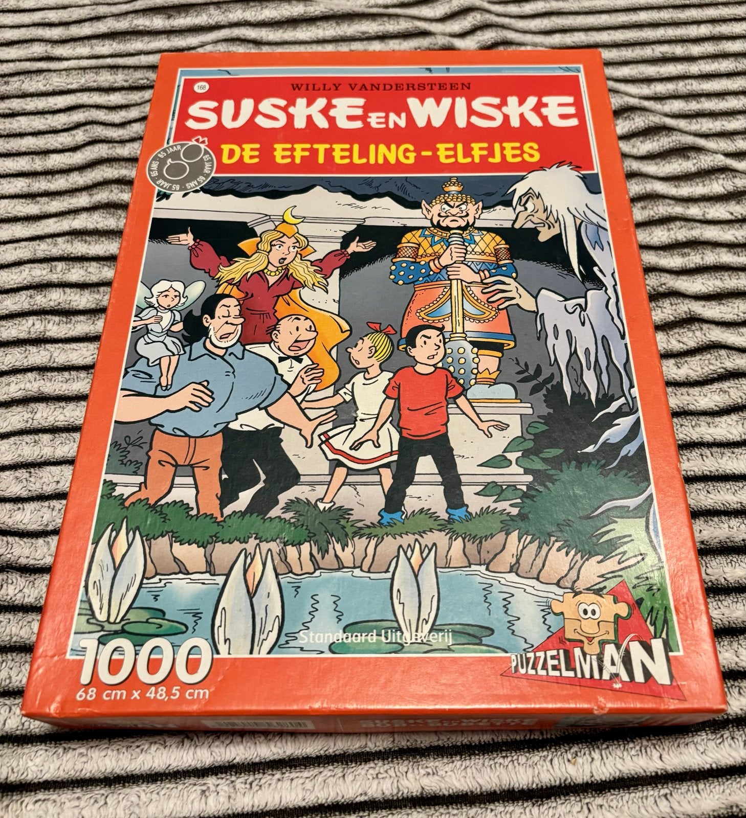 Suske en Wiske De Efteling-Elfjes Legpuzzel 1000 stukjes, Ophalen of Verzenden, 500 t/m 1500 stukjes, Gebruikt, Legpuzzel