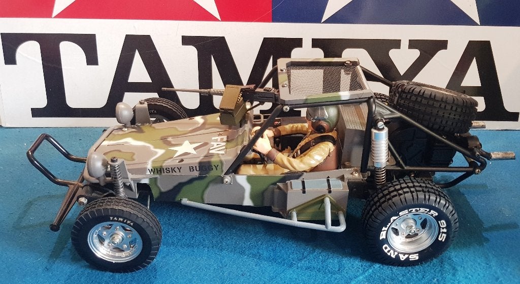 Tamiya Fast Attack Vehicle (FAV) #58496 in een nieuwstaat, Elektro, Verzenden, Auto offroad, Zo goed als nieuw