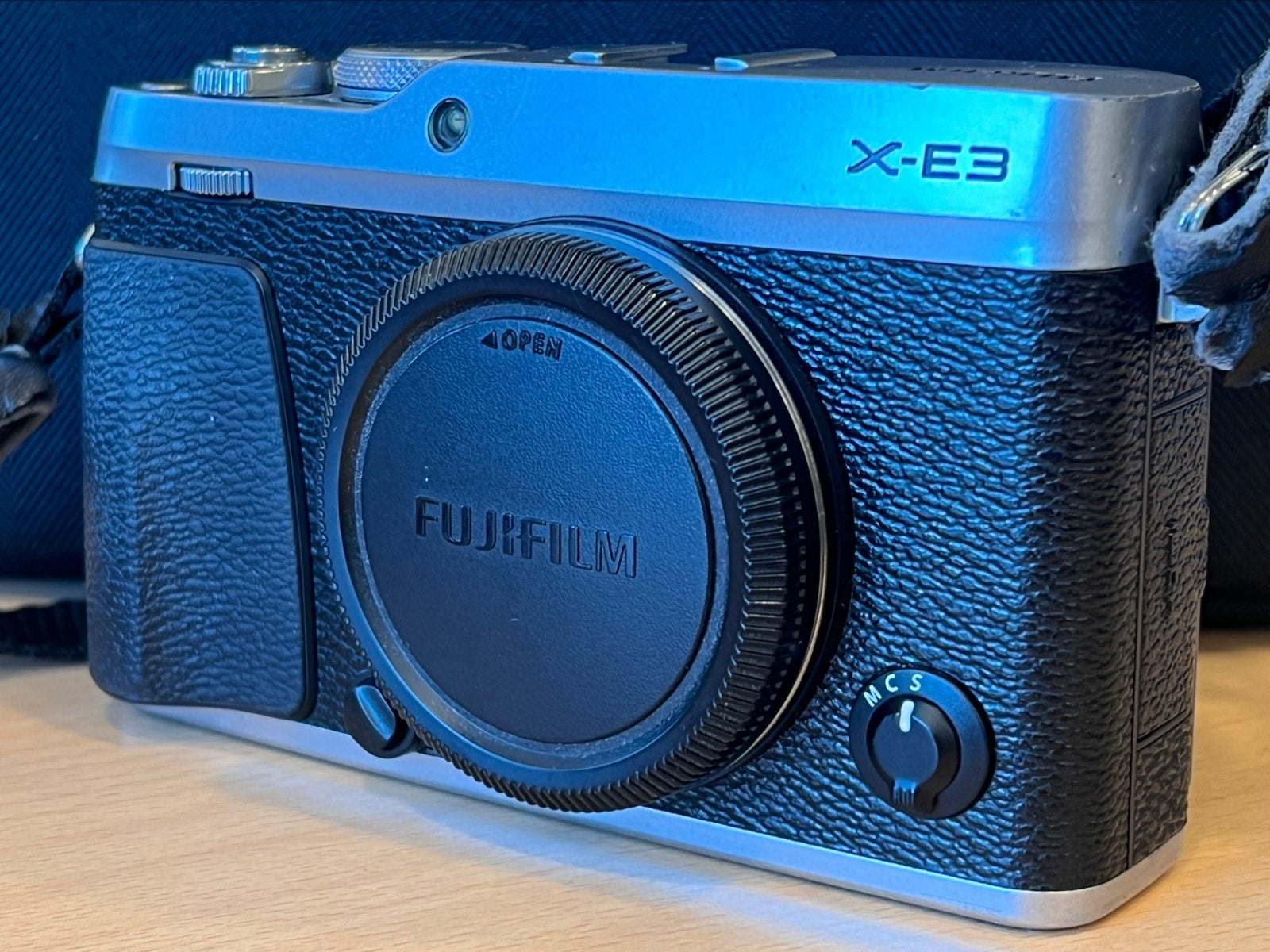 Fujifilm x-e3, Audio, Tv en Foto, Fotocamera's Digitaal, Gebruikt, Systeemcamera, Fujifilm, Geen optische zoom, Accu, Bodydop