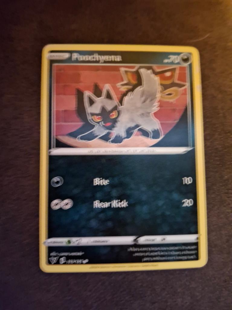 Poochyena Pokémon Kaart - Zo goed als nieuw, Ophalen of Verzenden, Zo goed als nieuw, Losse kaart