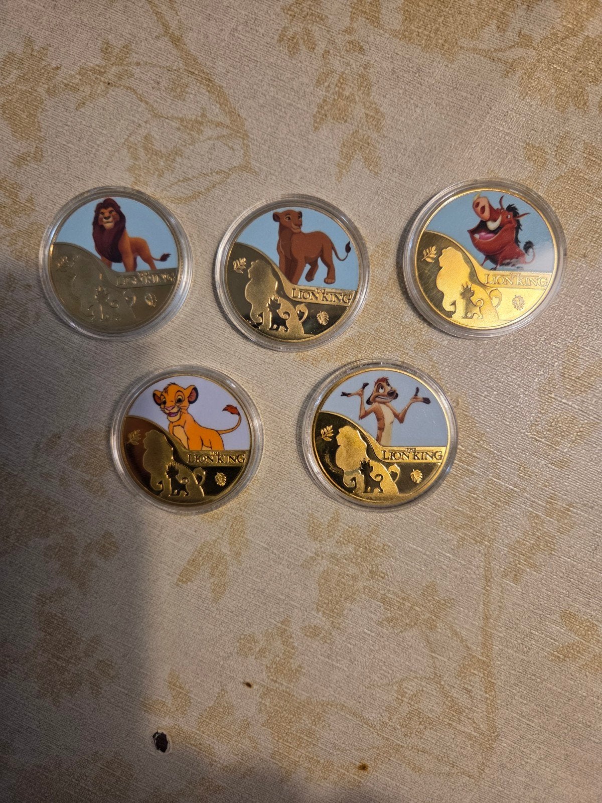 Disney The Lion King Munten Collectie - 5 Stuks, Ophalen of Verzenden