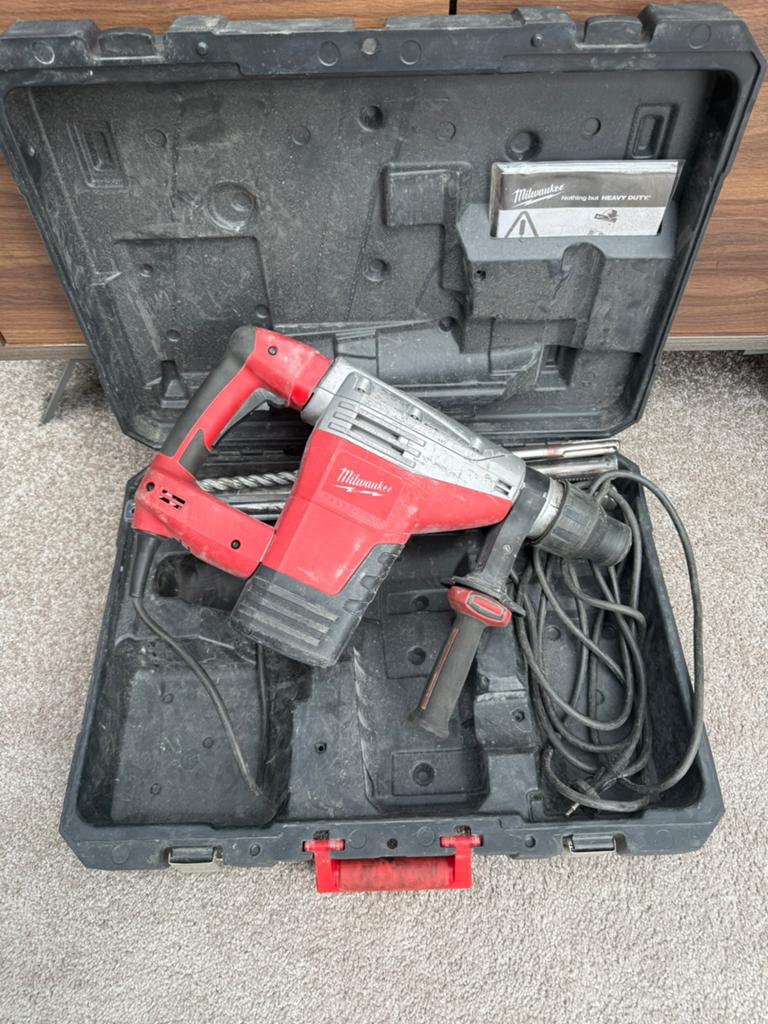 Milwaukee 545 S Combi-Hamer SDS-max, Ophalen, Boor- en/of Breekhamer, Klopboormechanisme, Gebruikt