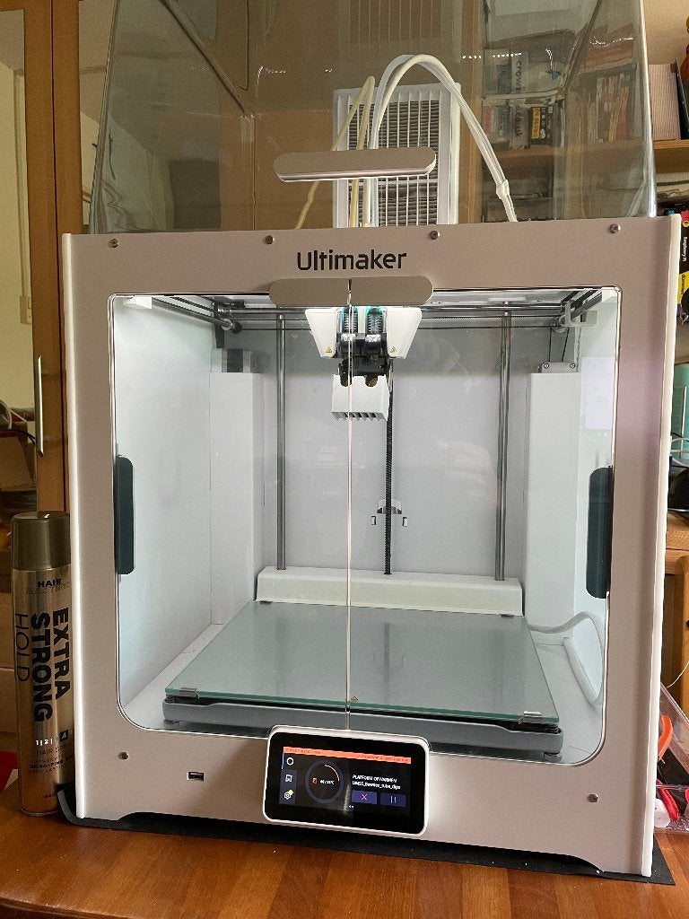 Ultimaker S5 R2 (2022) + Air manager, Computers en Software, Ophalen, Gebruikt, Ingebouwde Wi-Fi, Ultimaker S5 R2