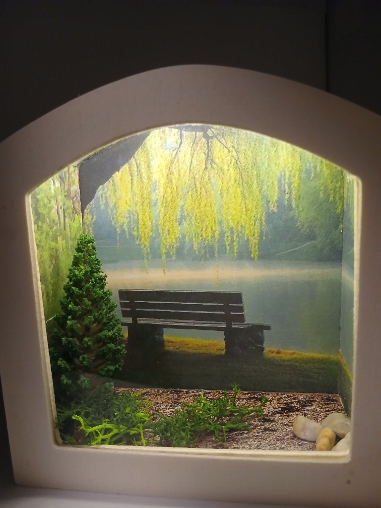 diorama - kijkkast, Hout, Meerkleurig, Overige stijlen, Nieuw