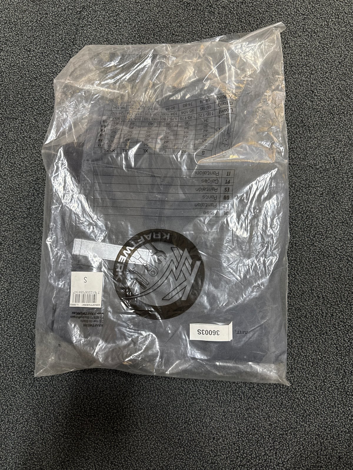Kraftwerk Werkbroek Maat S Nieuw in Verpakking, Kleding | Heren, Ophalen of Verzenden, Nieuw, Maat 46 (S) of kleiner, Zwart