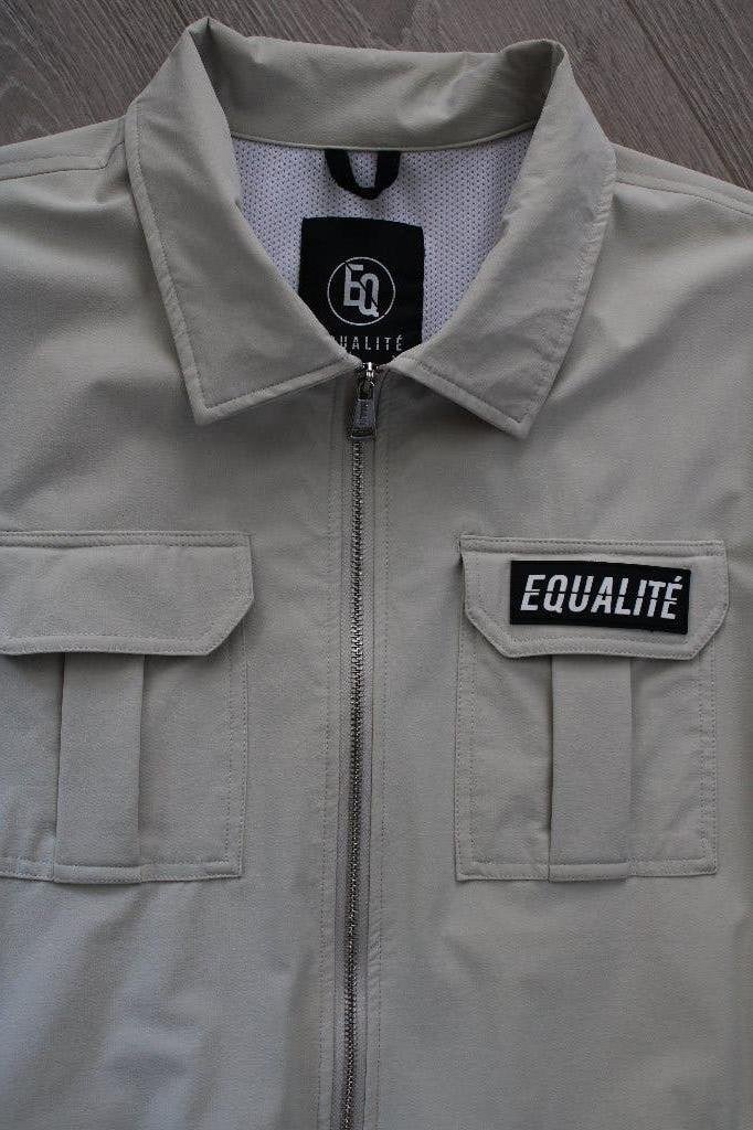 Zomerjack lichtbeige mt L/ Nieuwstaat!, Maat 52/54 (L), Beige, Equalite, Ophalen of Verzenden