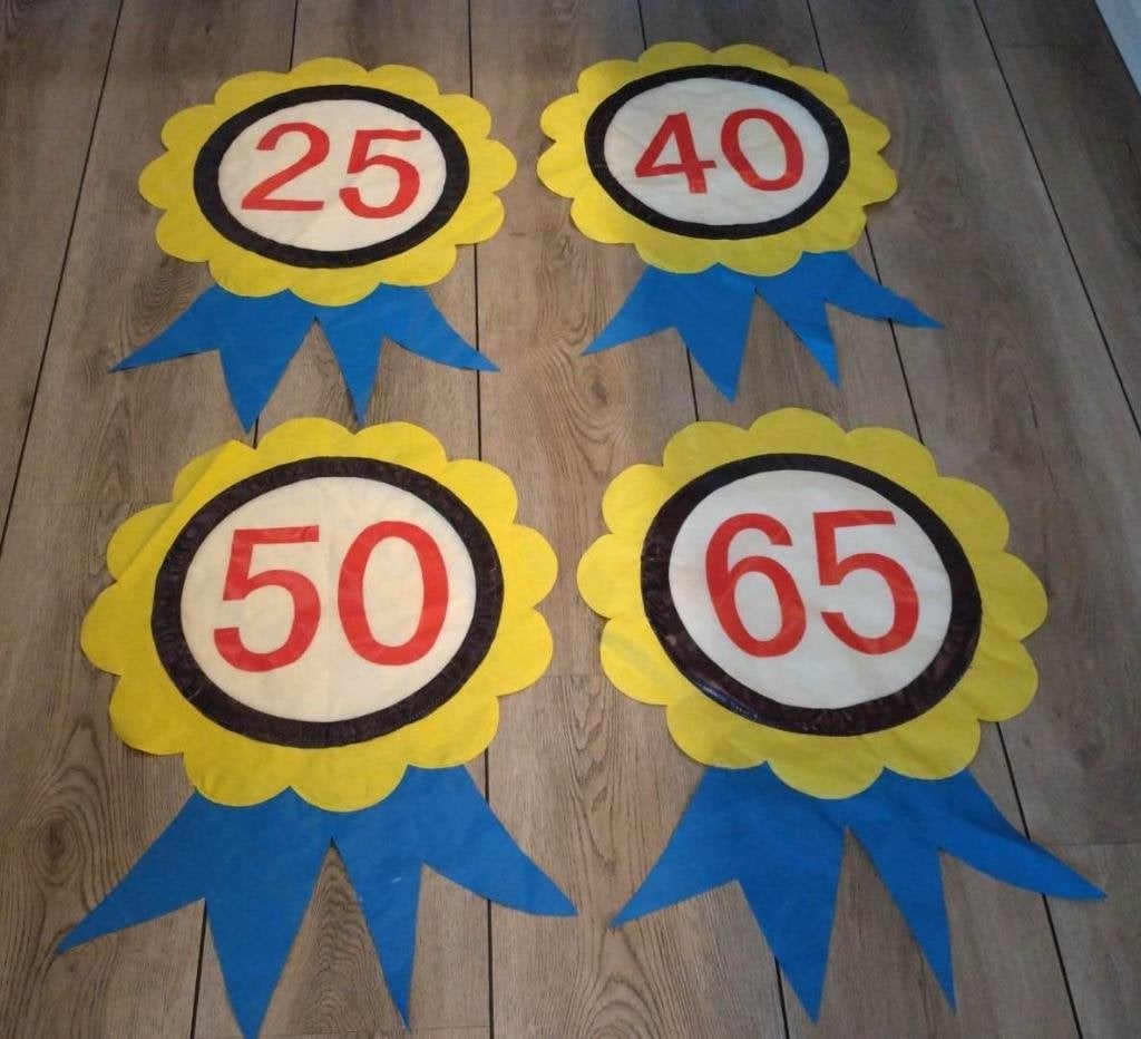Losse banners voor opblaaspoppen set #6, Ophalen of Verzenden, Nieuw, Abraham of Sarah
