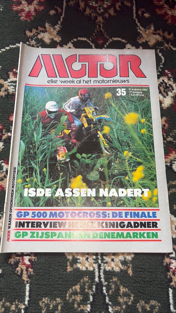 Motor Magazine - Editie 35, 31 augustus 1984, Ophalen of Verzenden, Gelezen, Overige typen