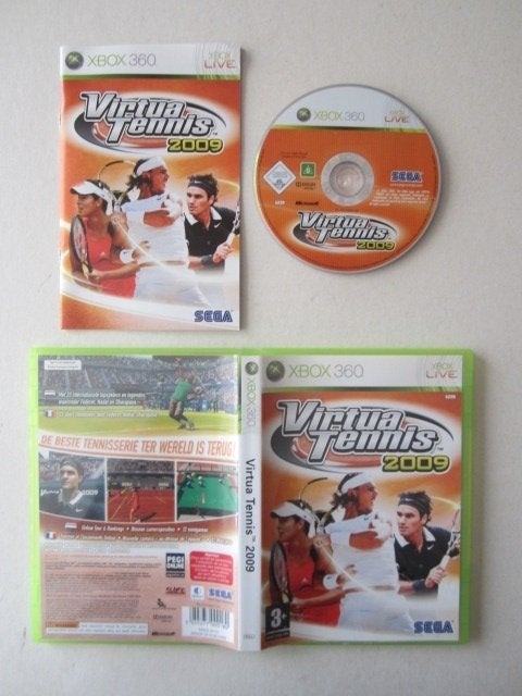 Virtua Tennis Xbox 360, Ophalen of Verzenden, Zo goed als nieuw, Sport, 3 spelers of meer