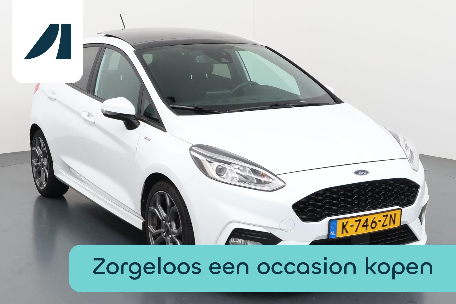 Ford Fiesta 1.0 EcoBoost ST-Line Compact, sportief en verras, Auto's, Voorwielaandrijving, Stof, Gebruikt, Euro 6