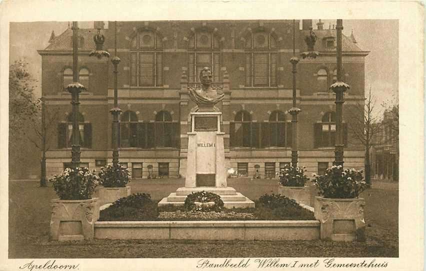 300-465-009 Apeldoorn Standbeeld Willem I, Verzenden, Voor 1920, Gelderland
