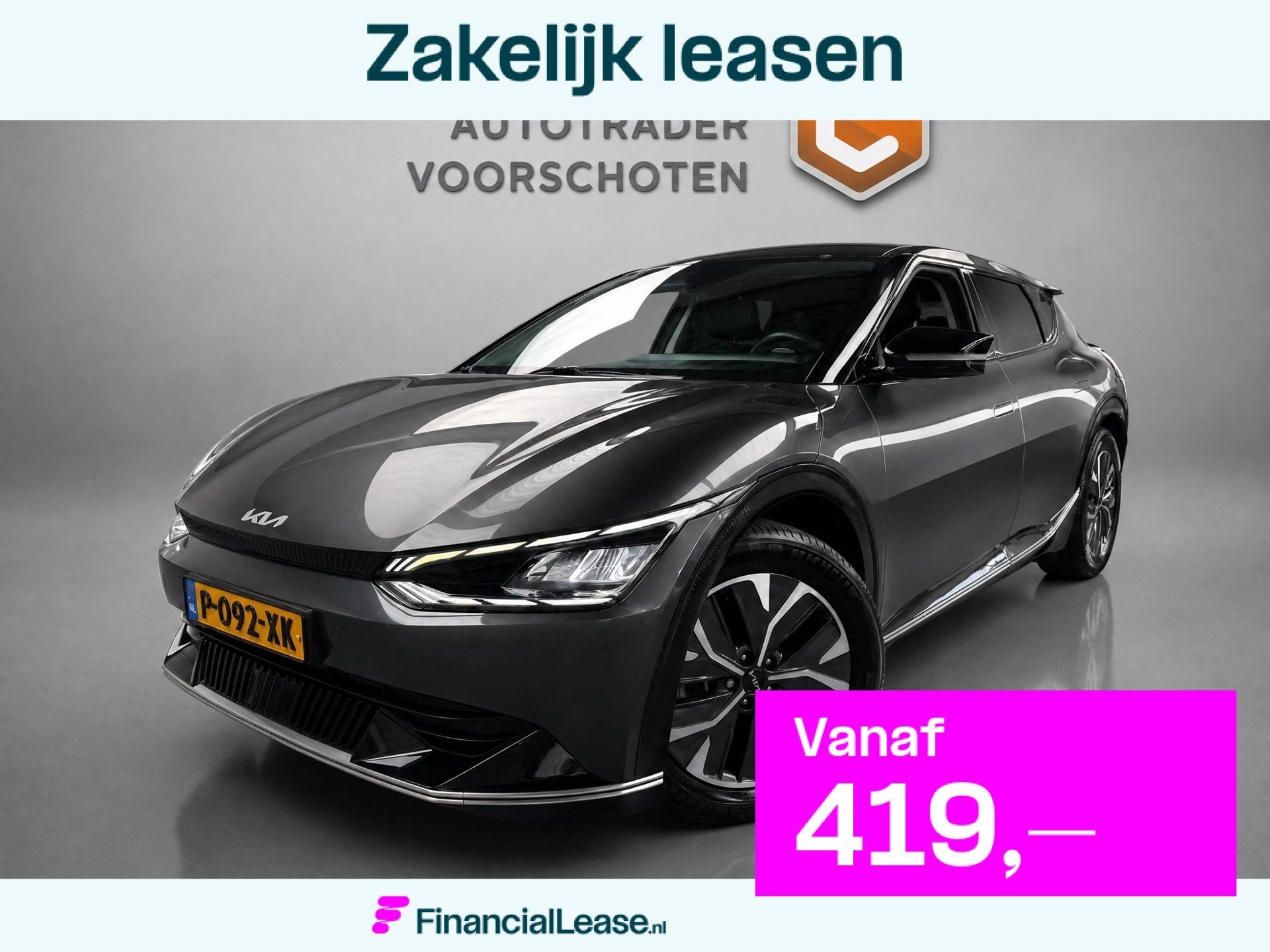 Kia EV6 Plus AWD 77.4 kWh |360 camera|Stoelverkoeling|, Automaat, Gebruikt, Zwart, 211 min