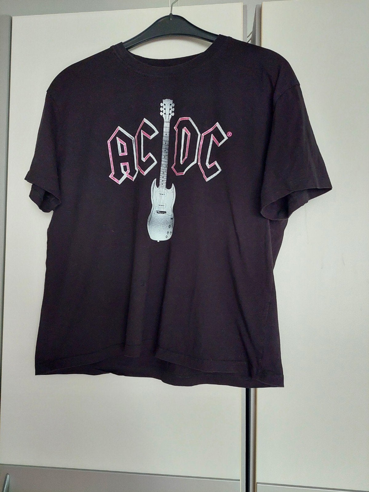 Zwart ACDC T-shirt - Seven Sisters - Maat XL, Kleding | Dames, T-shirts, Seven Sisters, Zwart, Ophalen of Verzenden, Korte mouw