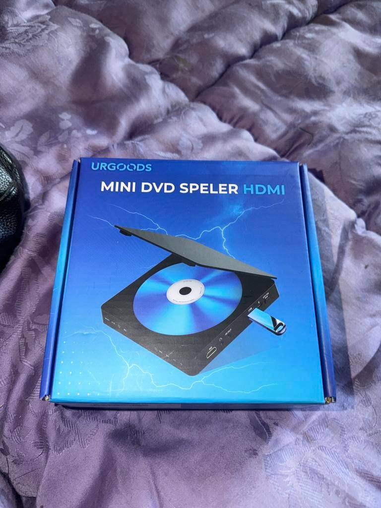 URGOODS Mini DVD Speler HDMI - Compact en Veelzijdig, Audio, Tv en Foto, Dvd-spelers, Draagbaar, Nieuw, Ophalen, Overige merken
