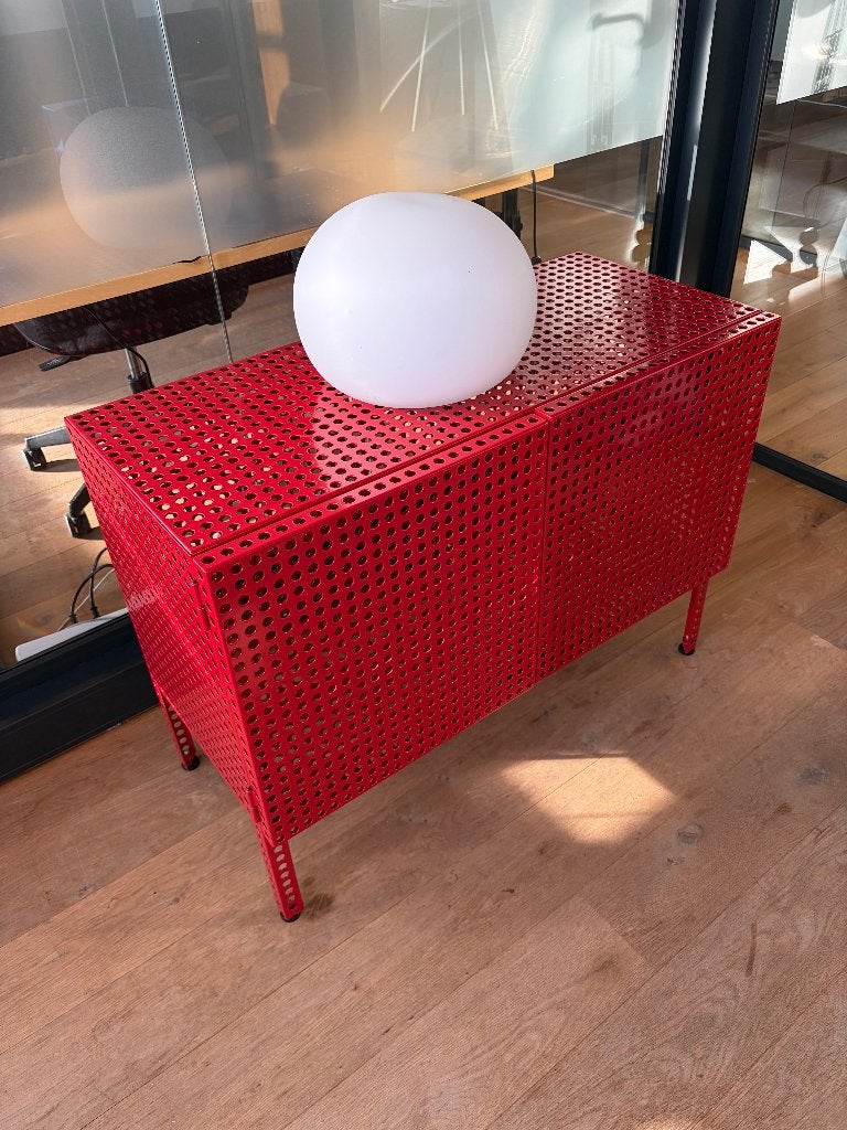 Hay / muller van severen - perforated cabinet, Ophalen, Gebruikt, 50 tot 100 cm, Metaal