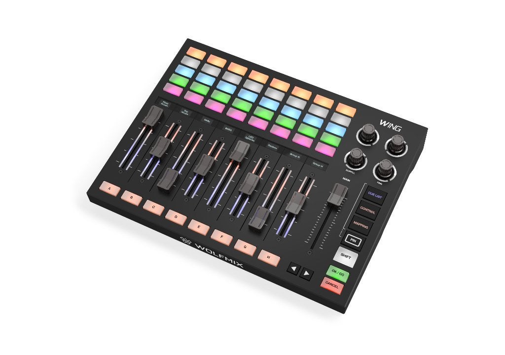Wolfmix WING Gemotoriseerde DMX Fader Extension, Muziek en Instrumenten, Geluidgestuurd, ., Nieuw, Ophalen of Verzenden